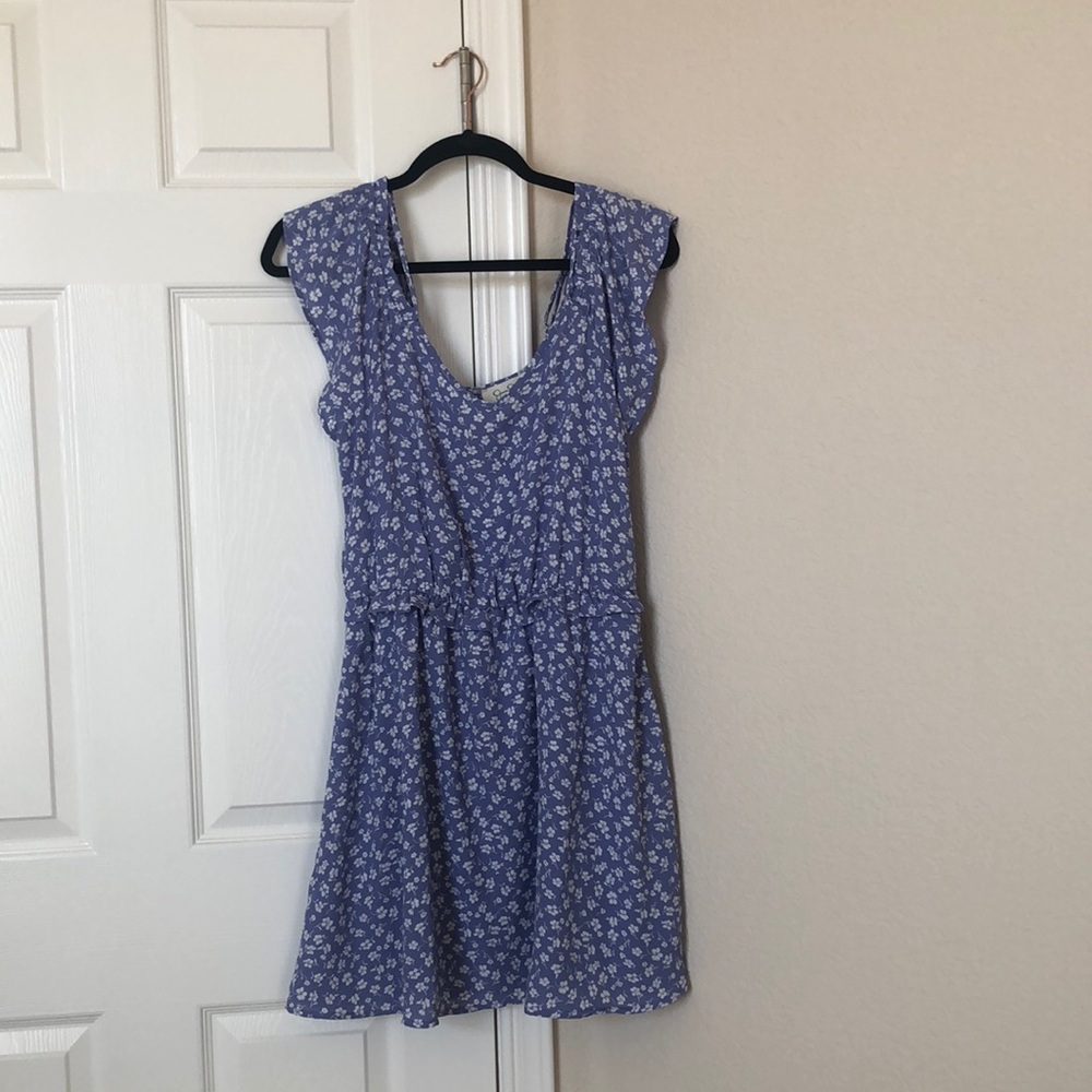 Jessica Simpson Blue Floral Summer Dress